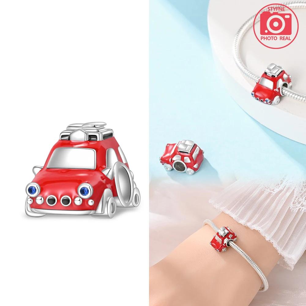 New copper Colors Bicycle Girl Pendant Compatible With copper Colors Authentic Bracelets Do It Yourself Birthday Jewellery Gift