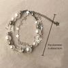 Pearl Beaded Double Layer Chain Bracelet Double Layer Star Bracelets  Harajuku Fashion Jewelry Gift