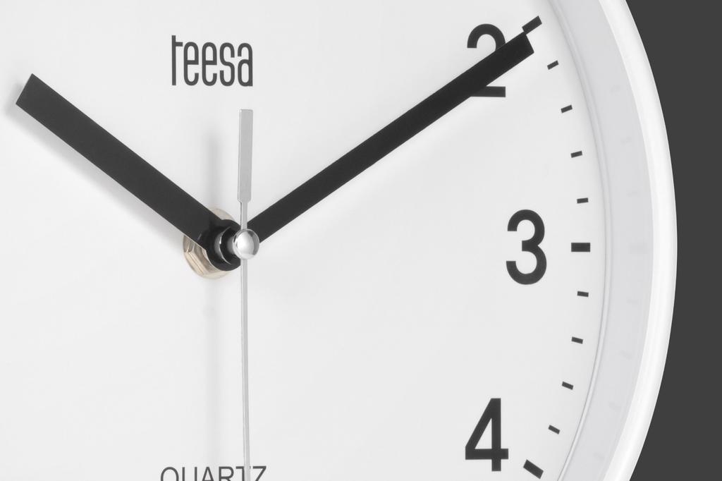Nástěnné hodiny 20 cm Teesa moderní tiché