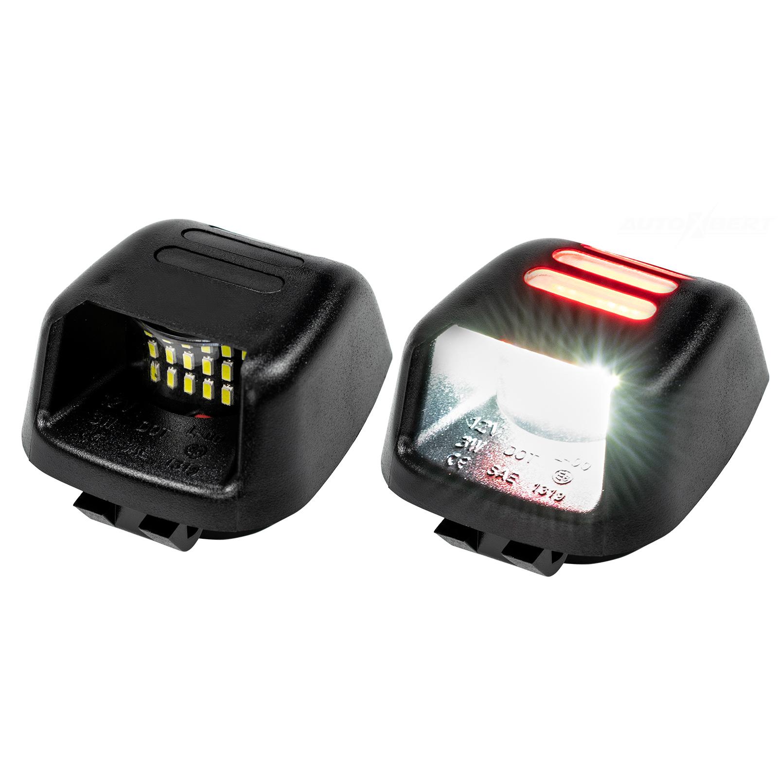 

Фонарь номерного знака, замена заднего бампера для Nissan Frontier D40 07-19 Armada Titan Xterra Suzuki Equator чёрный