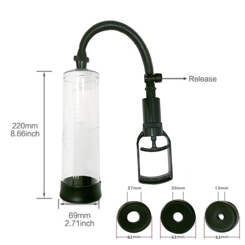 Penis Enlargement Pump Device Sex Vacuum Pump For Men Male Masturbator Penis Extender Cock Dick Pump Trainer Sex Toys For Men