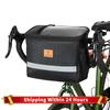 8L Bike Front Bag Large Capacity Touch Screen Bike Front Storage Bag Waterproof with Reflective Strip Cycling Accessories