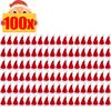 Mini Santa Hat Non-Woven Fabric Lollipops Caps Wine Bottle Covers Christmas Bottles Holder Kitchen Tableware Dinner Decoration