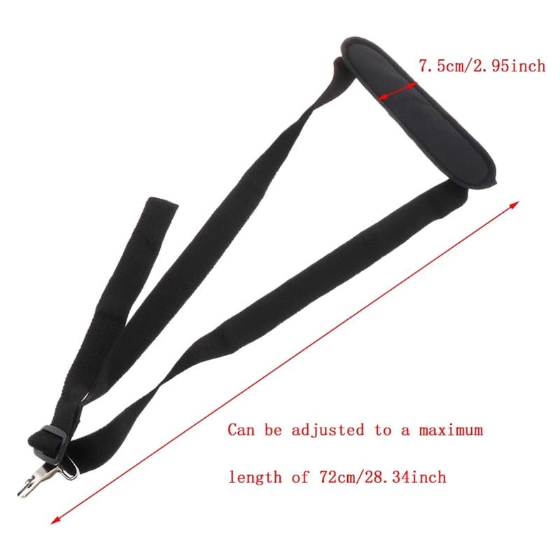 Universal Black Shoulder Harness Strap String Trimmer Single Shoulder Pad Strap Quick Release for Trimmer