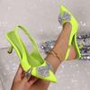 Fashion 2025 New Shoes for Women Elastic Band Women's Pumps Summer Stiletto Spike Party Sandals Woman Sexy Butterfly-knot High Heels