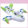 Children's Inflatable Ride-on Watercraft Baby Ship Floating Water Cushion Swimming Ring Infant Floating Bed 150*140cm Pvc Material