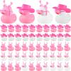 24/48 Stuks Valentijnsdag Rubberen Eendjes 5 cm Mini Valentijnsdag Eendjes Bad Speelgoed Feest Decoraties Vakantie Rubberen Eendjes