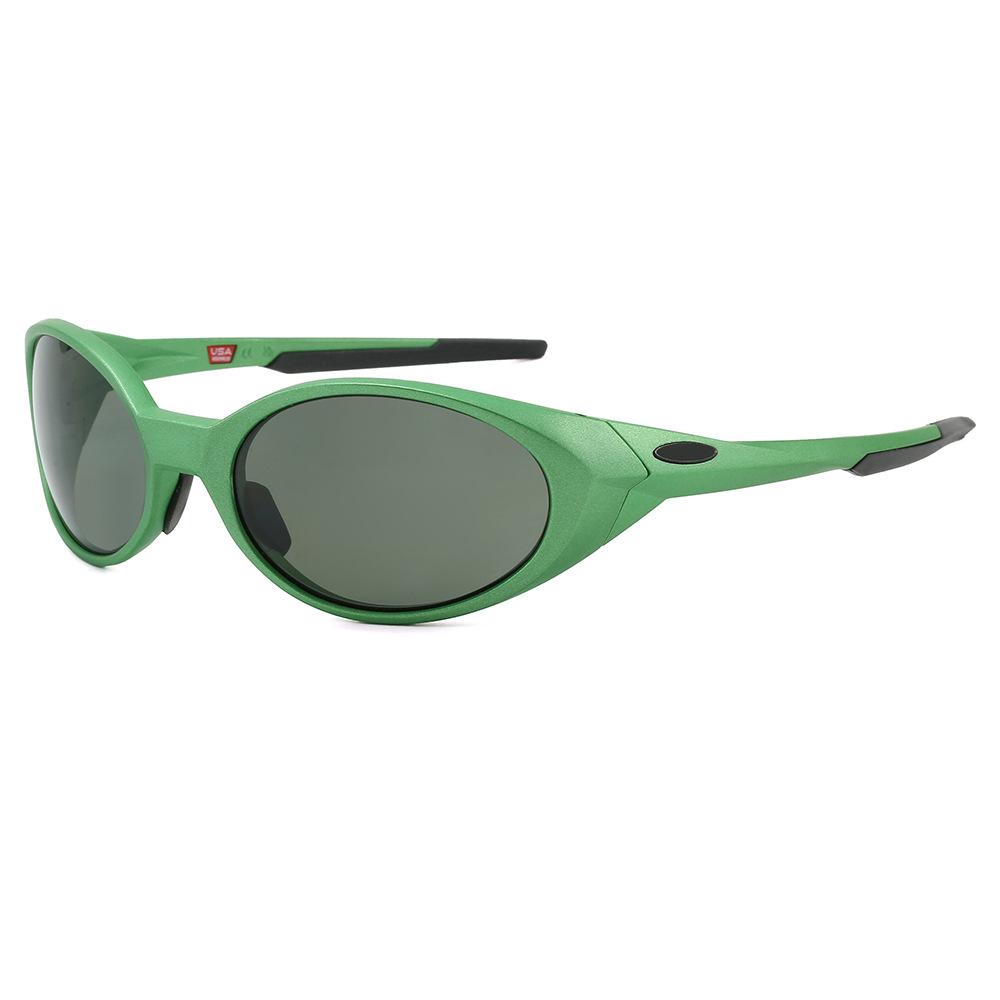 Nowe outdoorowe sportowe nylonowe spolaryzowane okulary przeciwsłoneczne do jazdy na rowerze dla mężczyzn i kobiet, modne retro okulary podróżne i do jazdy 9438