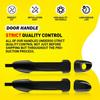 4x Black Exterior Door Handles For 2005-2009 Kia Spectra Driver & Passenger Side