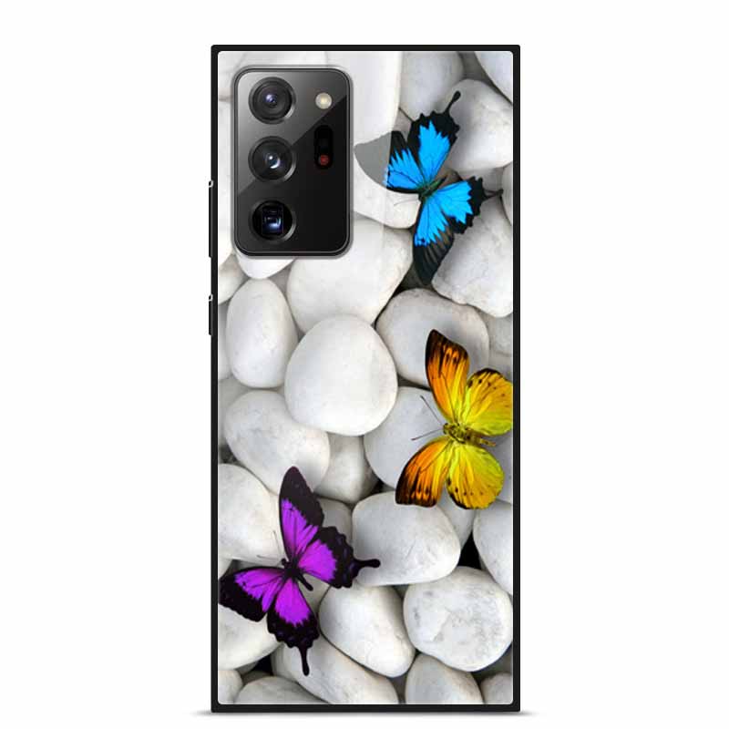 Glass Back Cover For Samsung Note 20 Ultra Case Tempered Glass Case For Samsung Galaxy S21 Ultra Case S 21 Note20 Ultra Funda