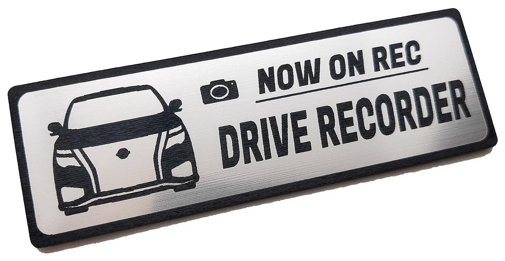 [Honami Works] E52 Late ELGRAND Dash Cam Equipped Vehicles Emblem Dash Cam Sticker