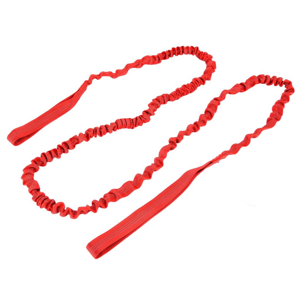 Bicycle Tow Rop Nylon Adjustable Sturdy Portable Bungee Traction Rope for Outdoor Cycling