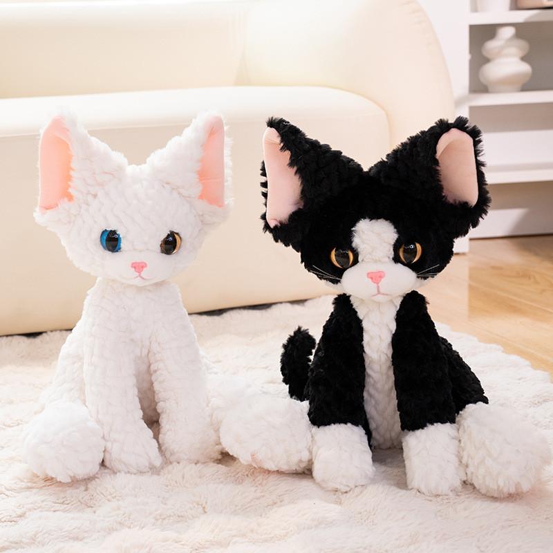 Devon Rex Cute Plush Toy Made Pp Cotton Children Bedroom Decor Gift Festival