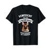 Beware Of The Owner Gerunisex Shepherd Is Harmless Dog Walking T Shirt Vintage Fashion Unisex Stylish Breathable Streetwear