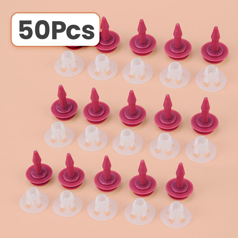 50 Sets Fender Flare Moulding Clips Fasteners Nylon Fit for Holden Rodeo Pickup Isuzu D-Max Dmax 2002 2003 2004 2005 2006