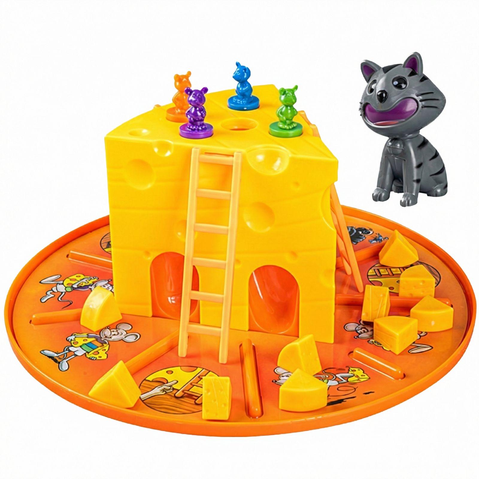 Children s Board Game Fun Mouse Stealing Cheese Mouse Cheese Early Childhood Education Parent Child Puzzle Toy