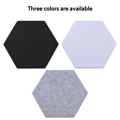 12er-Pack Akustikplatten, sechseckig, schalldichte Polsterung für Aufnahmestudio, Büro, Zuhause, 11,8 x 10,2 x