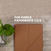 Smart Magnetic Origami Faux Leather Cover Case Stand for Kindle Paperwhite 1 2 3