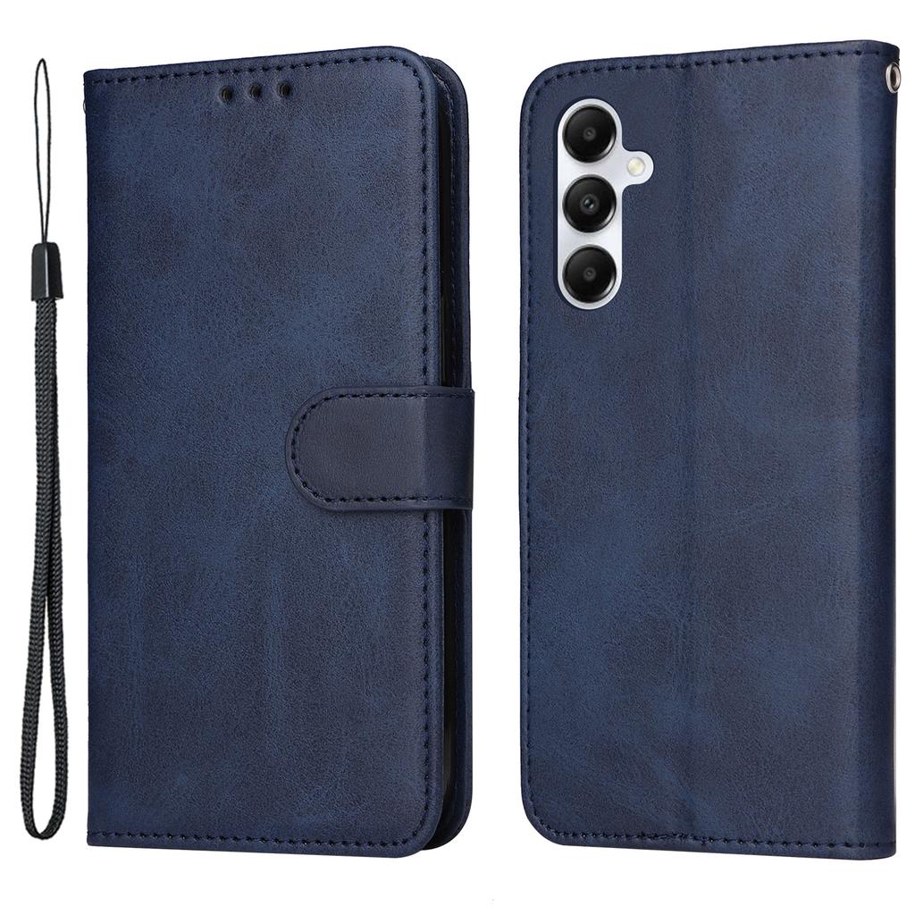 For Samsung Galaxy A05s 4G Case Calf Texture Leather Wallet Phone Stand Cover