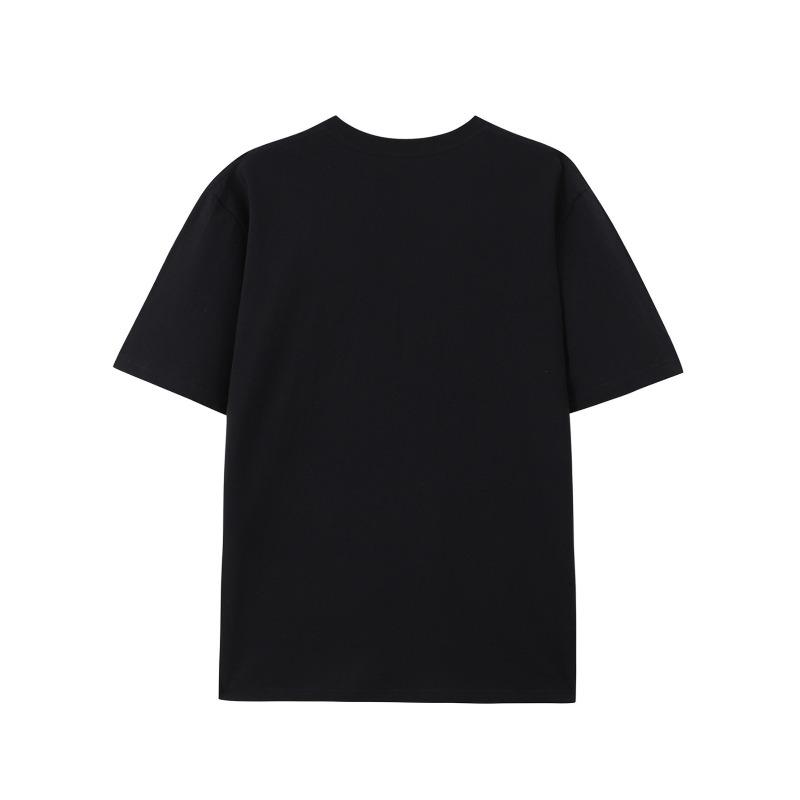 European sizes Men's Oversized Streetwear T-Shirt - Black & Turquoise 'Keep It Real' Slogan Print, Loose Fit Crew Neck Short Sleeve Shirt