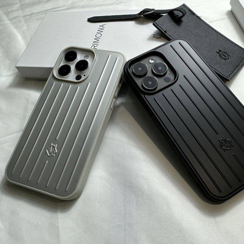 Aluminum Alloy Apple/Black Suitcase Full Cover Phone Case for Rimowa