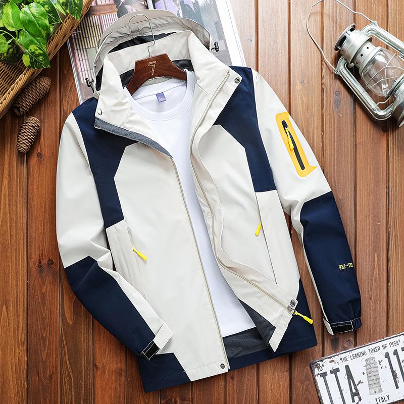 Unisex Windproof Hooded Jacket: Autumn/Winter Mountaineering Suit, Breathable Sports Outerwear