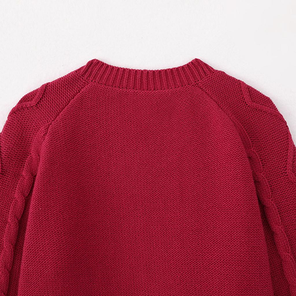 Children's Fashion Casual Cardigan Knitted Long Sleeve  Top