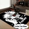 Custom Name Powerful Anime Jujutsu Carpet, Chair Rug,Area Rug for Office Bedroom living rooms bedroom, Doormat decor Christmas fan gifts