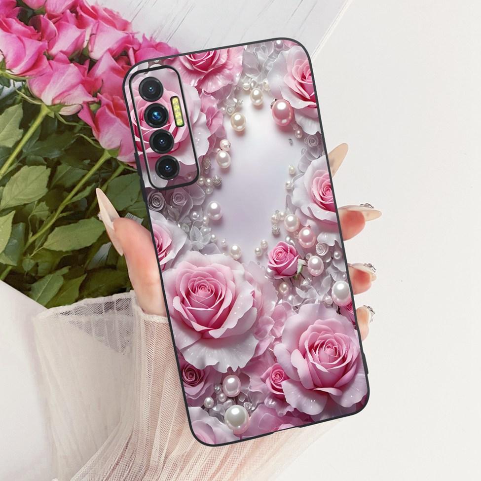 Casing For Tecno Camon 17P Cover Silicone Cute Cat Luxury Fashion Funny Painted Phone Case For Techno Camon 17P CG7 CG7n