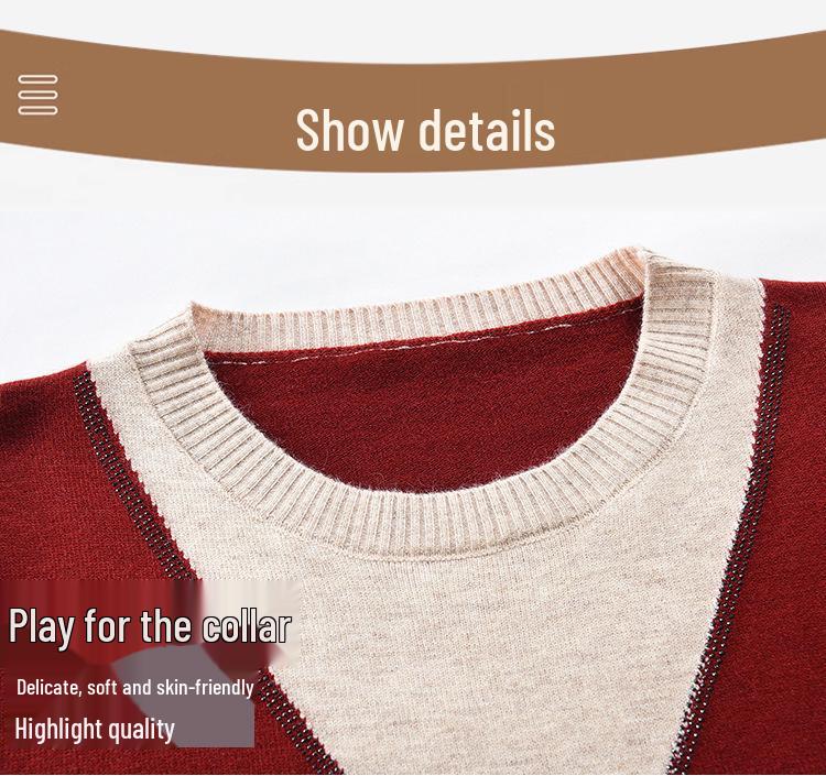 Ultra-Soft Long-Sleeve Sweater for Middle-Aged Women - Perfect for Spring & Autumn
