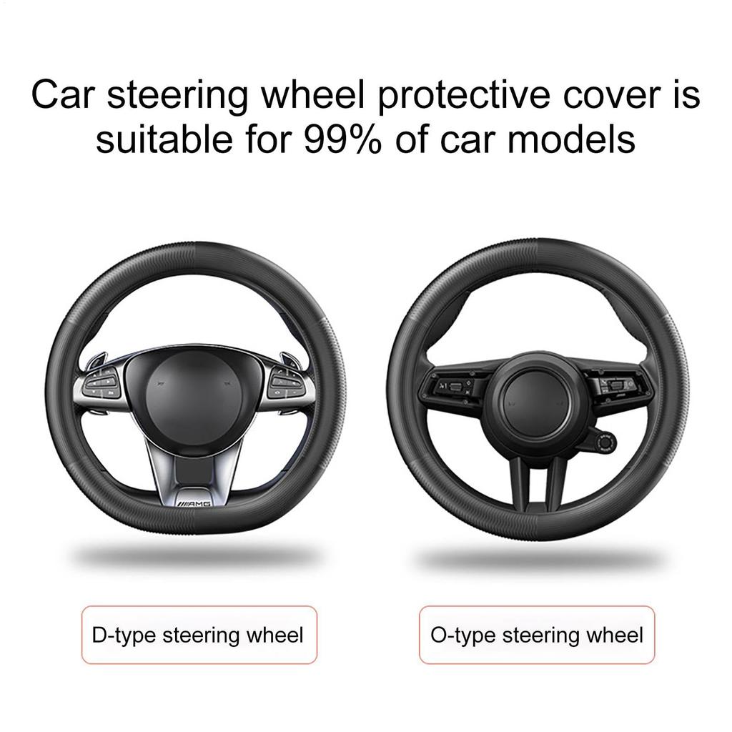 Silicone Steering Wheel Cover for Car - Non-slip Car Decoration Steering Wheel Cover Automotive