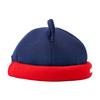 MIKI HOUSE Roll Cap Hooded Hat with Logo and UV Made In for Boys and Size M Navy Protection, Japan, Girls, Newborns, Infants, Kids, (48-52cm), Blue,
