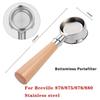 11mm Stainless Steel Double Mouth Portafilter for Breville Sage871/871/878/881 Bottomless Coffee Filter Handle Modification Tool