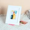A4 & 12 Inch Minimalist Wood Photo Frame for Wall Hanging, Embroidery, or Painting Display; Also Available In 6 & 7 Inch for Tabletop Use