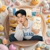 Kpop AAteez CChoi San Cushion Cover Plush Fabric Soft DoubleSided Printed Sofa Warm Winter Home Gift Pillow Cover
