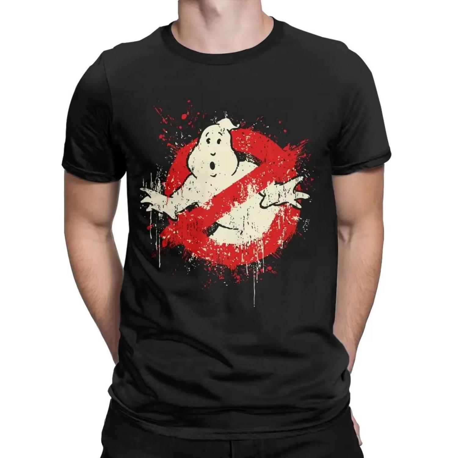 Ghostbuster Film Printed TShirts Mens Cotton Tshirt Women S TShirts 2026 New  Mens Ghostbuster Film  TShirt S чёрный