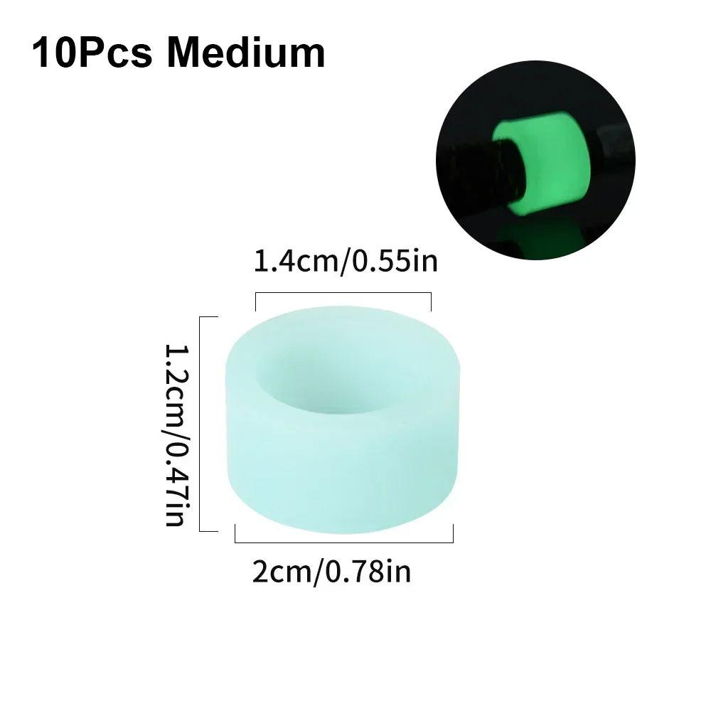 10Pcs Silicone Rod Stop Ring O-ring Absorbing Sweat Anti-Slip Tape New Fishing Accessories