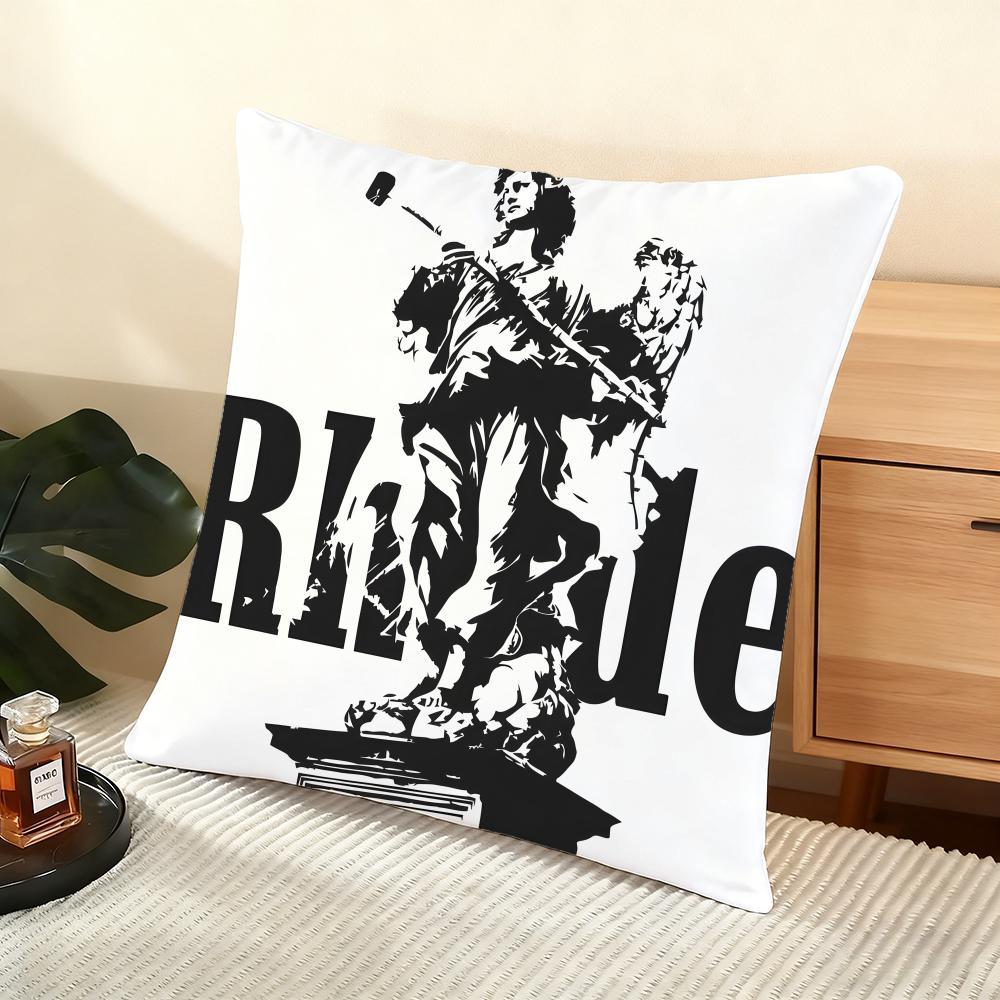 Brand R-Rhudes Cushion Cover Soft Short Plush Pillow Cover Smooth Cozy Texture Aesthetic Cushion Case Home Decor