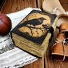 Large grimoire vintage leather journal raven leather journal notebook journal