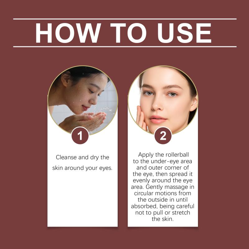 Eelhoe Snake Venom Peptide Caffeine Anti Wrinkle Massage Eye Cream Anti Dark Circles Anti-Aging Moisturizing Eyes Skin Care one size