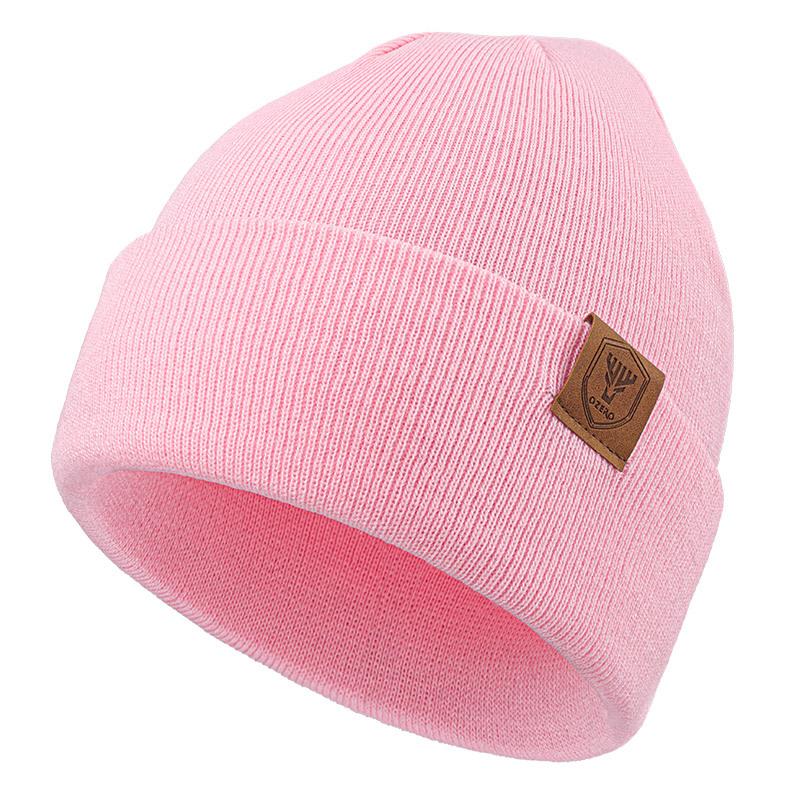 European and American Winter Knitted Hat Couples Curly Woolen Hat Men and Women Outdoor Cycling Skiing Cold Hat