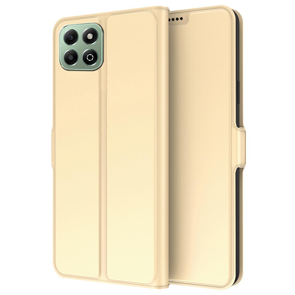 For Honor X6b 4G Case Shockproof TPU Inner Shell Leather Phone Cover Card Slot
