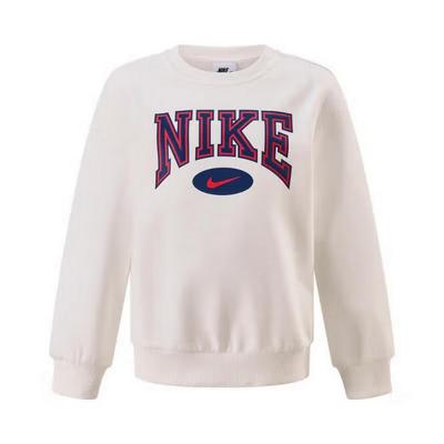 Nike Sweatshirt Mode Vielseitig Bequem Sport Pullover Langarm Kinder Oberteile Off-White IB9070-133