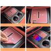 For Changan CS75 Plus 4th Gen Wireless Charging Pad Silicone Door Slot Cup Holder Mat Non-Slip Waterproof Interior Accessories
