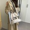 Shoulder Large Bag Women's Bag Summer New Trendy Versatile Large-capacity Tote Bag Transparent Bag