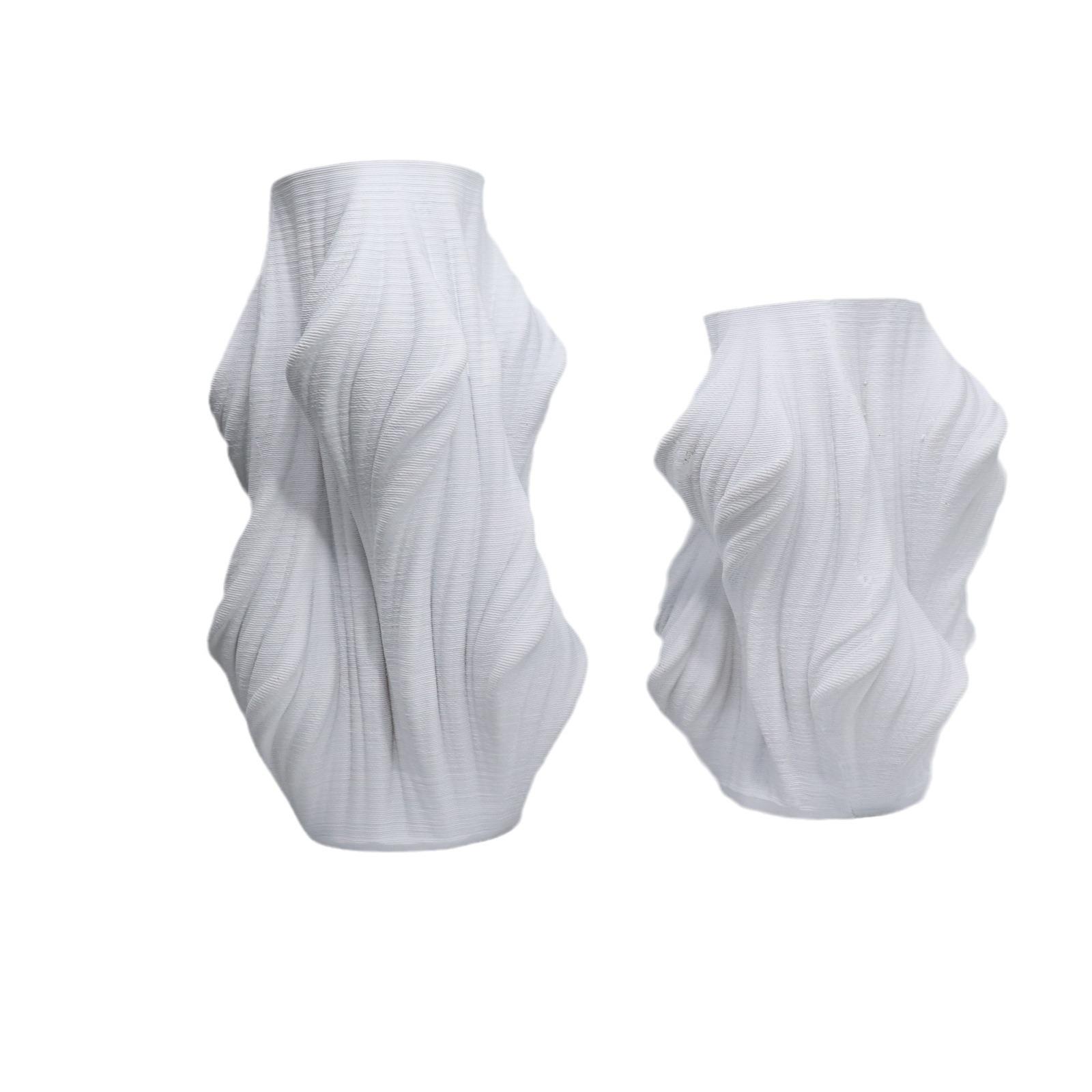 

Nordic Light Luxury 3D Resin Vase - High-End Decorative Piece for INS Style Soft Furnishing, Model Rooms, Offices, and Flower Display.