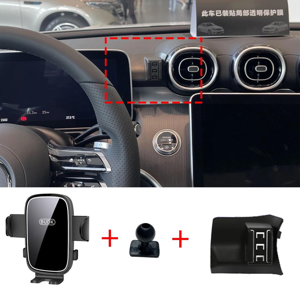 Car Mobile Phone Holder for Mercedes-Benz GLC C 200 260 300 2025 2025 2025 X254 Navigation Stand Auto Accessories GPS Bracket