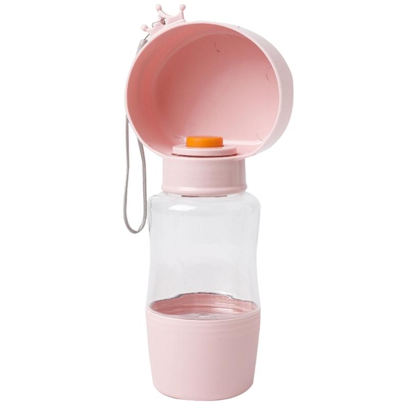 Dogs Water Bottle Feeder Cup Portable Water Food Bottle Pet Travel Eating Drinking Dogs Cup Water Bottle for Outdoor