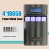 LCD Displays Super Fast Charging 18650 Batteries Power Bank Case Battery Charge Shell Storage Box