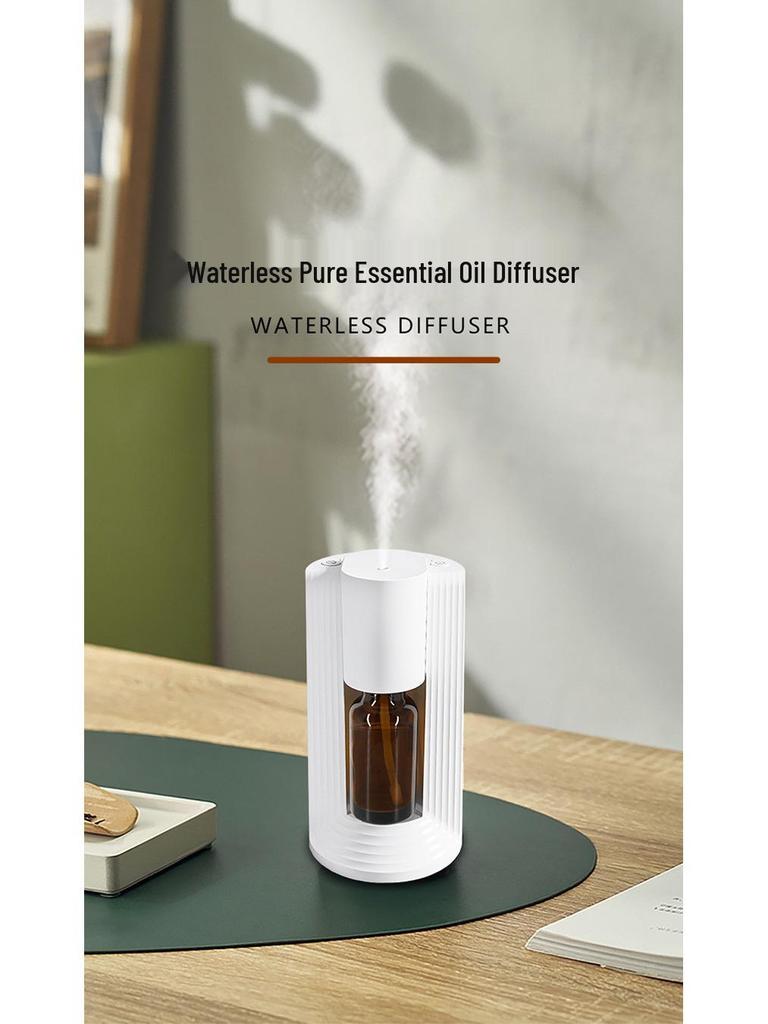Smart Waterless Aromatherapy Essential Oil Diffuser for Home and Car - Silent, Cold, Automatic, and Portable